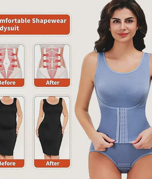 Dames Bodysuit Shapewear met Rits en Buikcontrole - Taille Trainer & Slankmakend Korset