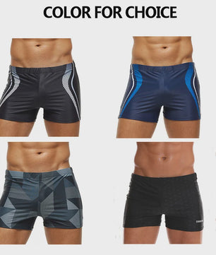 ES CATCH Heren Zwembroek - Plus Size, Elastisch & Bedrukt met Uitneembare Pad