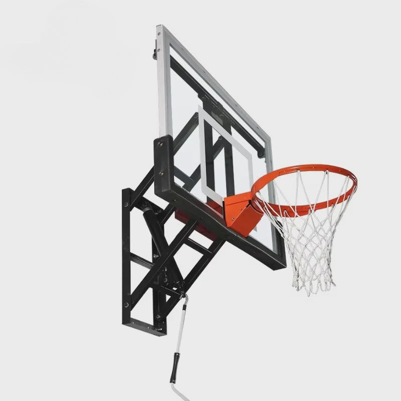 In Hoogte Verstelbare Wand Basketbalring - Indoor Mini Hoop voor Thuisgym