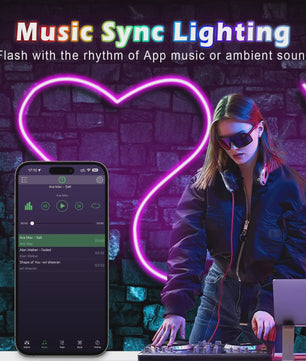 RGB LED Neon Strip Waterdicht met APP & Afstandsbediening - Slimme WIFI & Alexa Compatibel