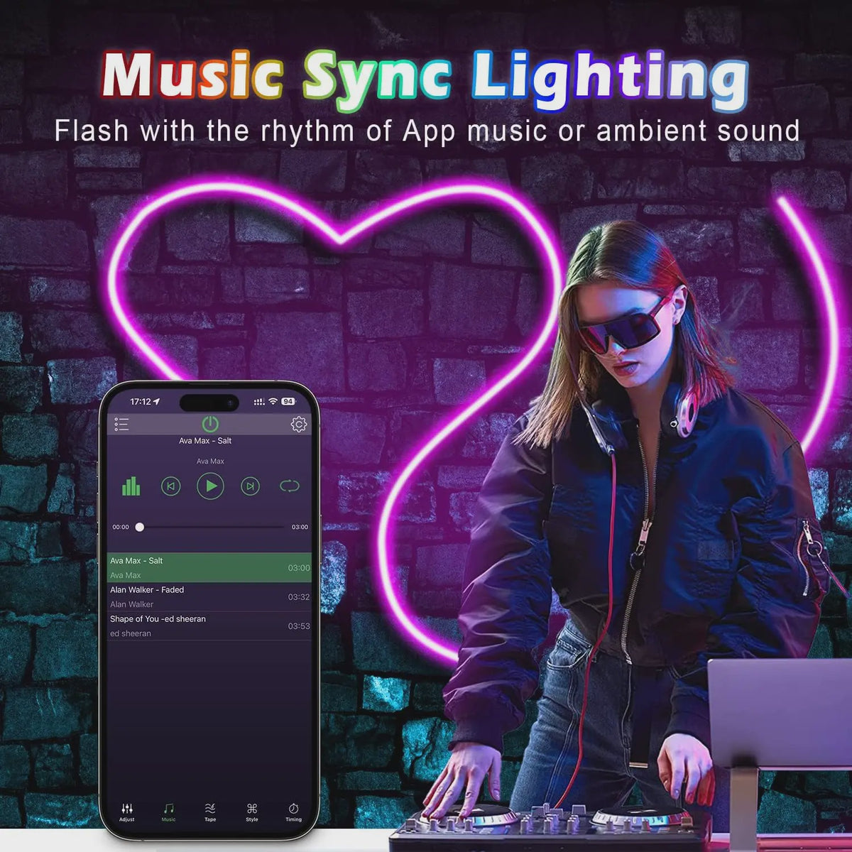 RGB LED Neon Strip Waterdicht met APP & Afstandsbediening - Slimme WIFI & Alexa Compatibel