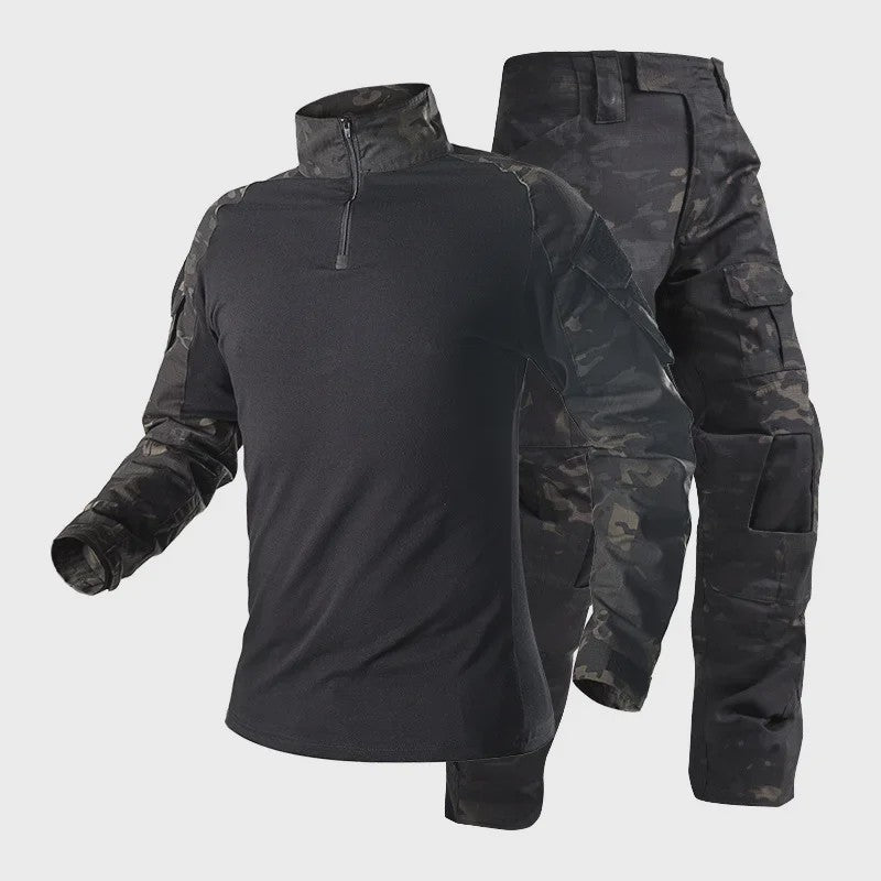 Tactisch Camouflage Uniform Set: Shirt & Broek voor Outdoor Activiteiten