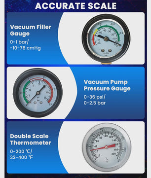 Professionele Koelsysteem Druk & Vacuüm Tester Kit - Lekdetector Auto Radiator
