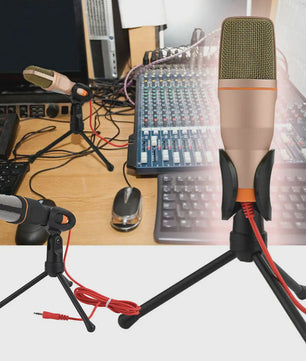 Professionele Condensator Microfoon voor PC, Karaoke & Live Streaming