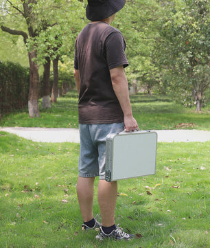 Draagbare Opvouwbare Tafel - Aluminium, Hoogte Verstelbaar voor Camping, Tuin & Picknick