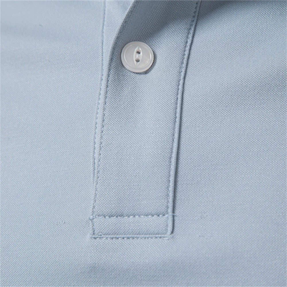 AIOPESON Heren Tencel Polo Shirt - Premium Kwaliteit & Ademend Comfort