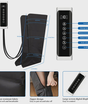 Luchtcompressie Beenmassager - Volledige Been-, Voet-, Kuit- en Knie-massage voor Herstel