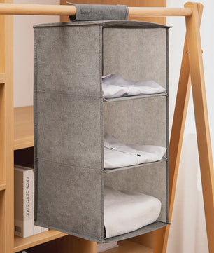 Hangende Garderobekast Organizer met Lades - Opvouwbare Kleding Opbergplanken