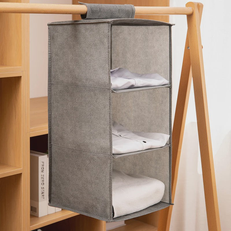 Hangende Garderobekast Organizer met Lades - Opvouwbare Kleding Opbergplanken