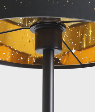 Moderne Sterren Design Vloerlamp - Zwart/Goud - 144cm - E27 Fitting