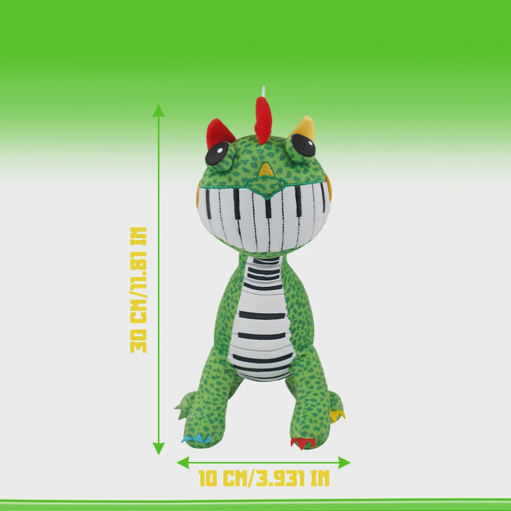 Poppy Playtime Pianosaurus Pluche Speelgoed - 30cm Zachte Dinosaurus Knuffel