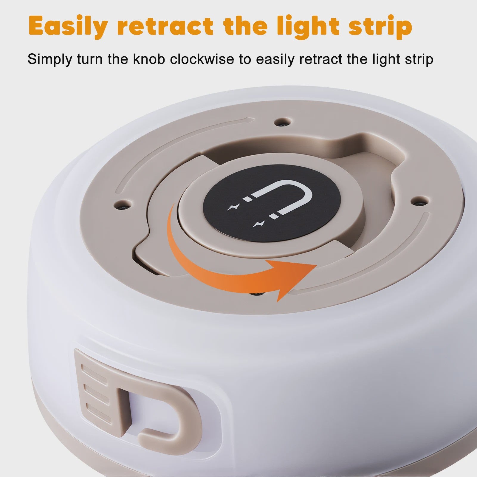 2-in-1 Campinglamp met Sfeervolle Lichtketting - Draagbaar & USB Oplaadbaar
