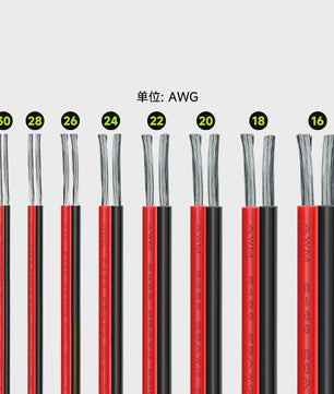 Flexibele 2-aderige Koperdraad Kabel (10M-50M) voor LED Verlichting & DIY Projecten