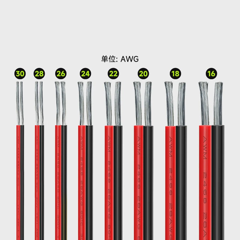 Flexibele 2-aderige Koperdraad Kabel (10M-50M) voor LED Verlichting & DIY Projecten