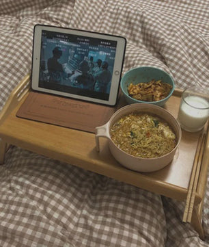 Klaptafel 50cm - Multifunctionele Bedtafel, Laptoptafel & Balkontafel