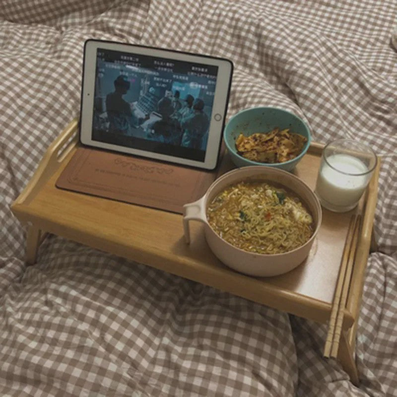 Klaptafel 50cm - Multifunctionele Bedtafel, Laptoptafel & Balkontafel