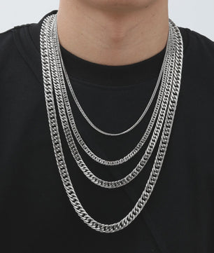 Vnox RVS Kubaanse Ketting voor Heren & Dames - 3/5/7/9mm Breed, Waterdicht & Hypoallergeen