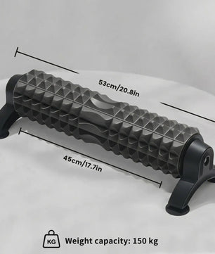 Foam Roller with Stand, 45cm Foam Roller Long Yoga Roller Foam Exercise Roller for Muscle Massage & Relaxation, Yoga Pilates