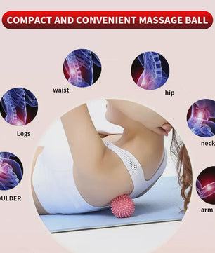 Prikkelende Massagebal PVC - Voor Hand, Voet, Rug & Spierontspanning