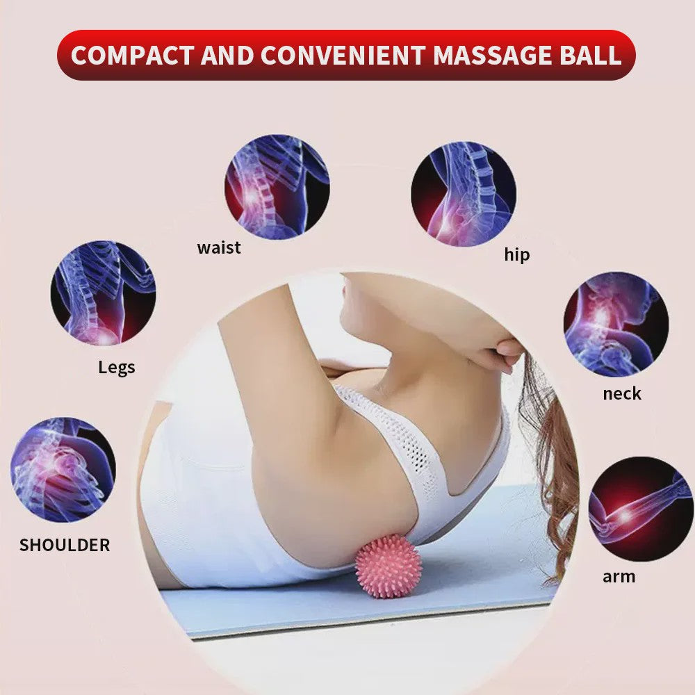 Prikkelende Massagebal PVC - Voor Hand, Voet, Rug & Spierontspanning