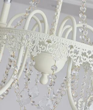 Moderne Kristallen Kroonluchter met 6 Lichtpunten - Stijlvolle Woonkamer & Slaapkamer Verlichting