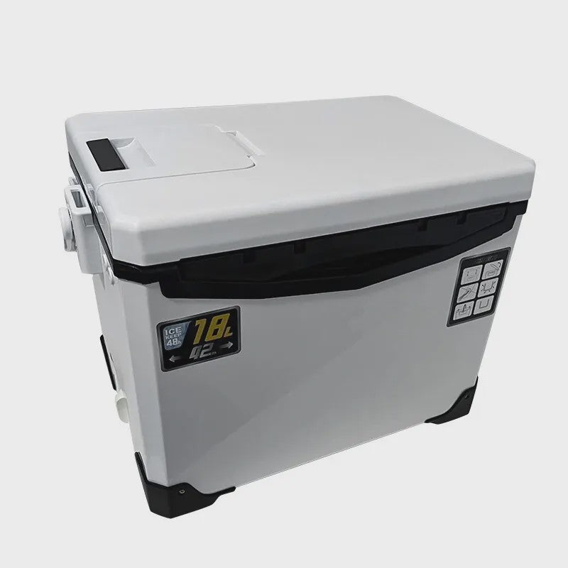 Robuuste Koelbox Visbox Outdoor - Diverse Maten 10L t/m 48L met Draaggreep & Luchtgaten