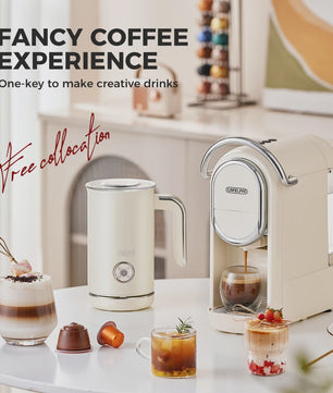 Cafelffe 4-in-1 Elektrische Melkopschuimer & Chocolademaker - Warm & Koud