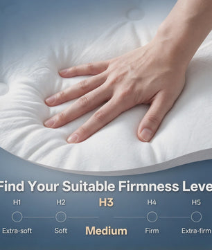 SKSBTF Hybride Pocketvering Matras - 25cm Dik, Ademend & Geluidsisolerend