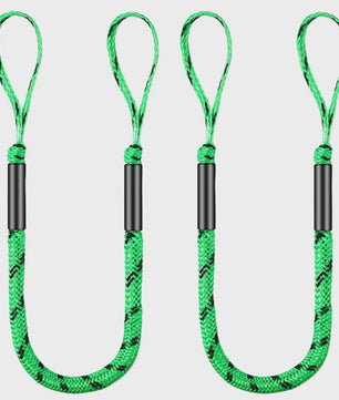 2x Bungee Docking Lijn voor Boten, Kajaks & Jetski's - 1.2m tot 1.65m Uittrekbaar