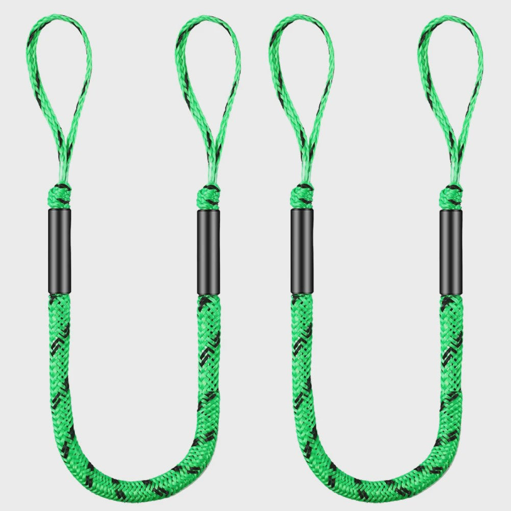 2x Bungee Docking Lijn voor Boten, Kajaks & Jetski's - 1.2m tot 1.65m Uittrekbaar