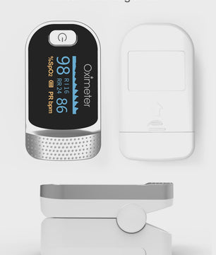 Vinger Pulse Oximeter met OLED Display - Meet Zuurstofsaturatie & Hartslag