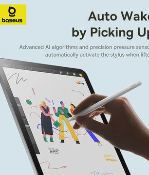 Baseus Stylus Pen: Draadloos Opladen, Magnetisch, 23u Batterij - Voor iPad Pro/Air/Mini