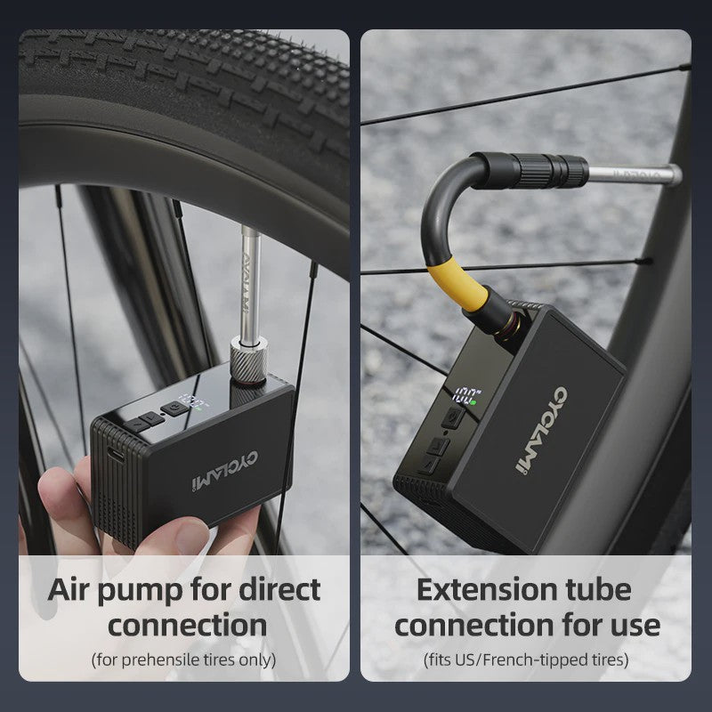 CYCLAMI AM6 Pro Mini Elektrische Fietspomp - Draagbaar, Digitaal, 150PSI