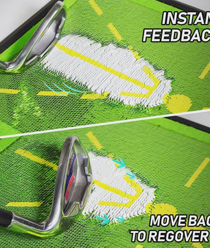 PGM Golf Swing Oefenmat - Swing Detectie & Bal Trace Analyse