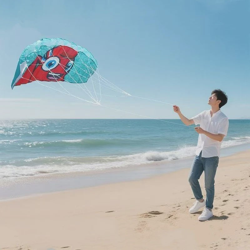 Dual Line Stunt Power Kite - Beginners Kitesurf & Strandplezier