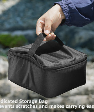 BISINNA Draagbare Camping Gasbrander 10000W - Krachtige Vlam voor Buiten Koken & Barbecue