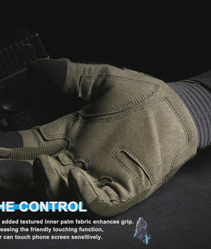 Tactische Volledige Vinger Handschoenen met Touchscreen Functionaliteit - Outdoor Sport & Werk