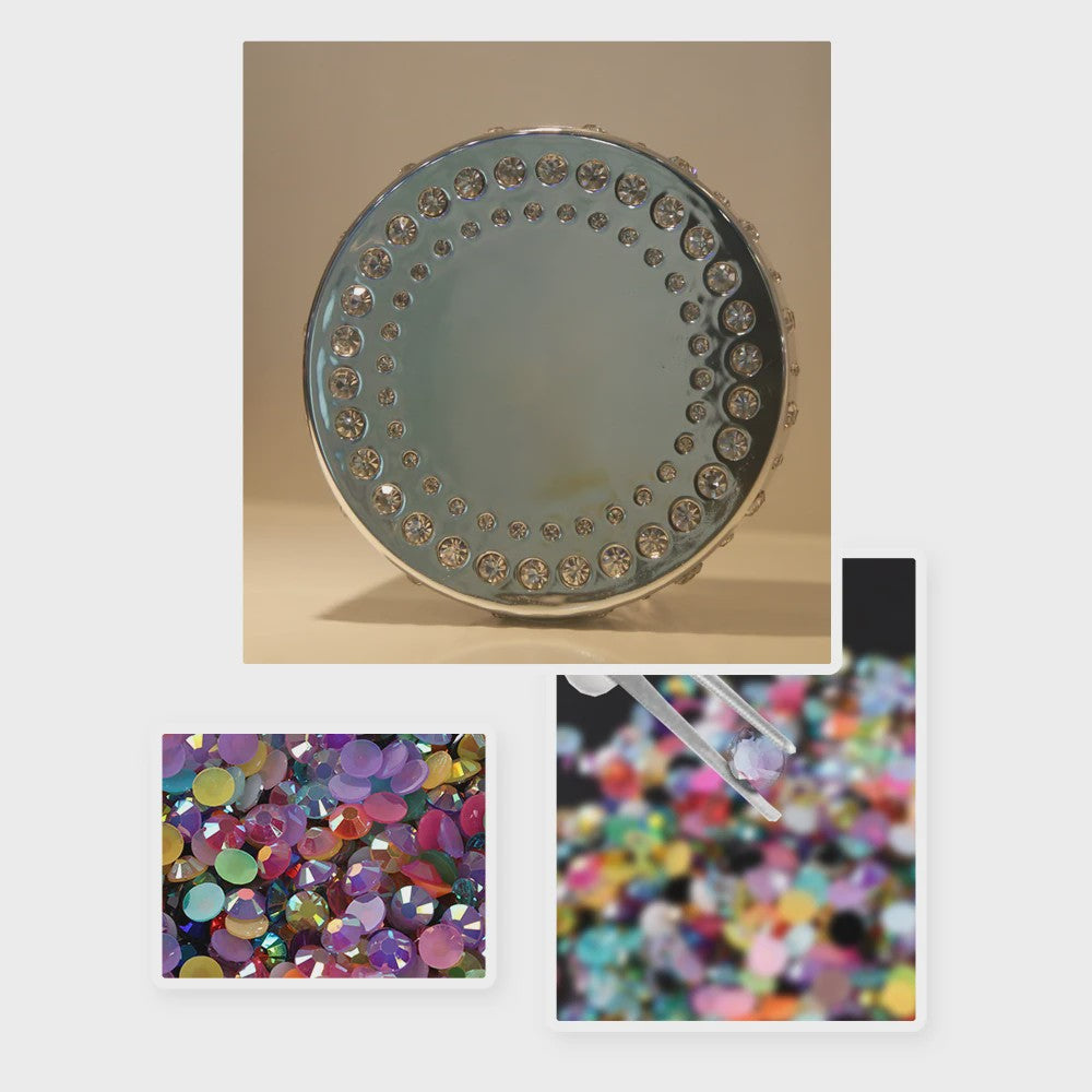 Resin Strass Steentjes Platte Achterkant - 2-6mm - Nail Art & Decoratie
