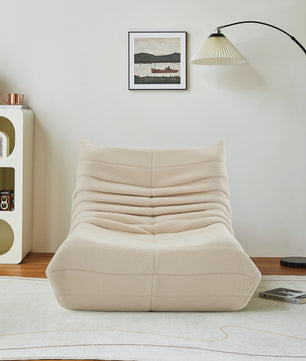 XXL Design Beanbag van Lamswol - Comfortabele Zitzak als Sofa, Fauteuil of Vloerkussen