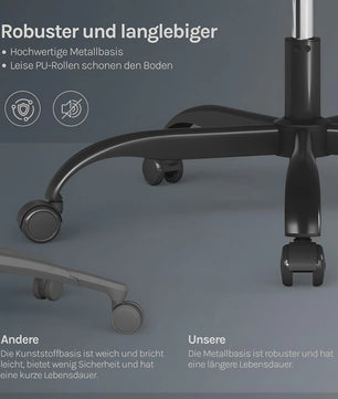 Ergonomische Gaming & Bureau Stoel met Voetensteun - Luxe Proteïne Leer