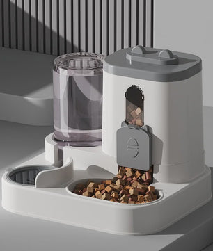 Automatische Voerbak en Waterdispenser voor Huisdieren - Anti-Knoei Ontwerp
