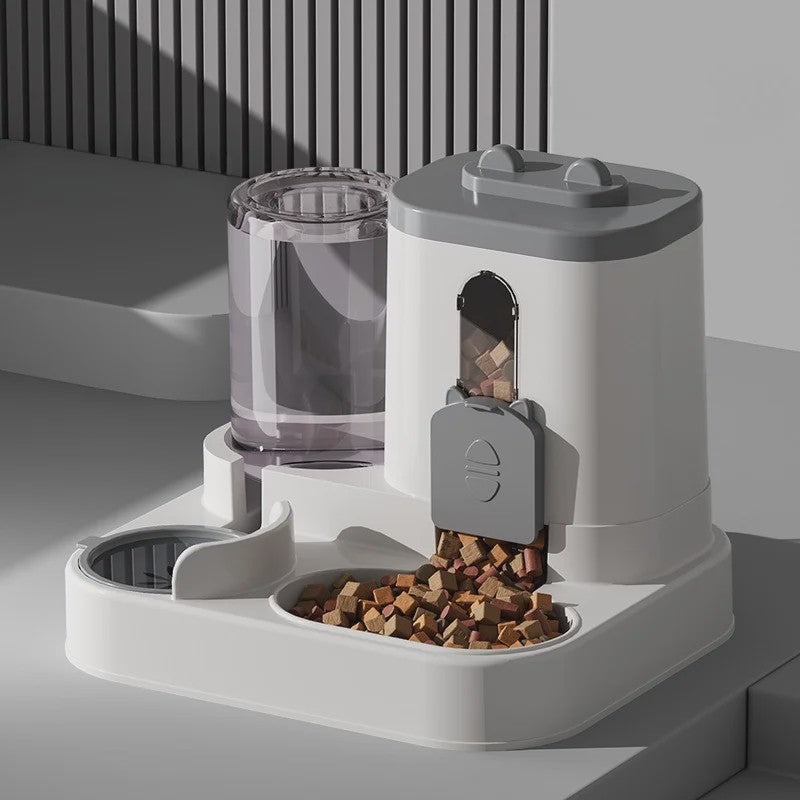 Automatische Voerbak en Waterdispenser voor Huisdieren - Anti-Knoei Ontwerp