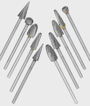 10-delige Set Tandheelkundige Carbide Frezen - Universeel Slijpen, Polijsten & Verwijderen