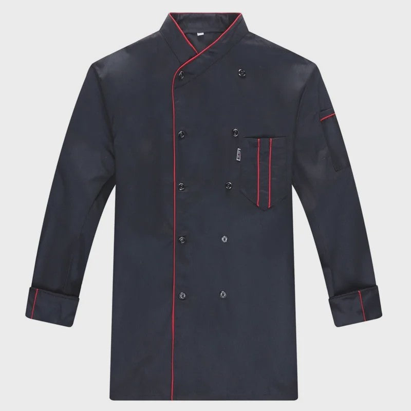 Ademend Koksbuis Korte Mouw Unisex Dubbelzijdig Sluitend - Keuken & Catering