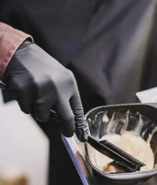 Zwarte Nitril Handschoenen (50/20 Stuks) - Latexvrij, Waterdicht & Duurzaam voor Keuken, Salon & Thuis