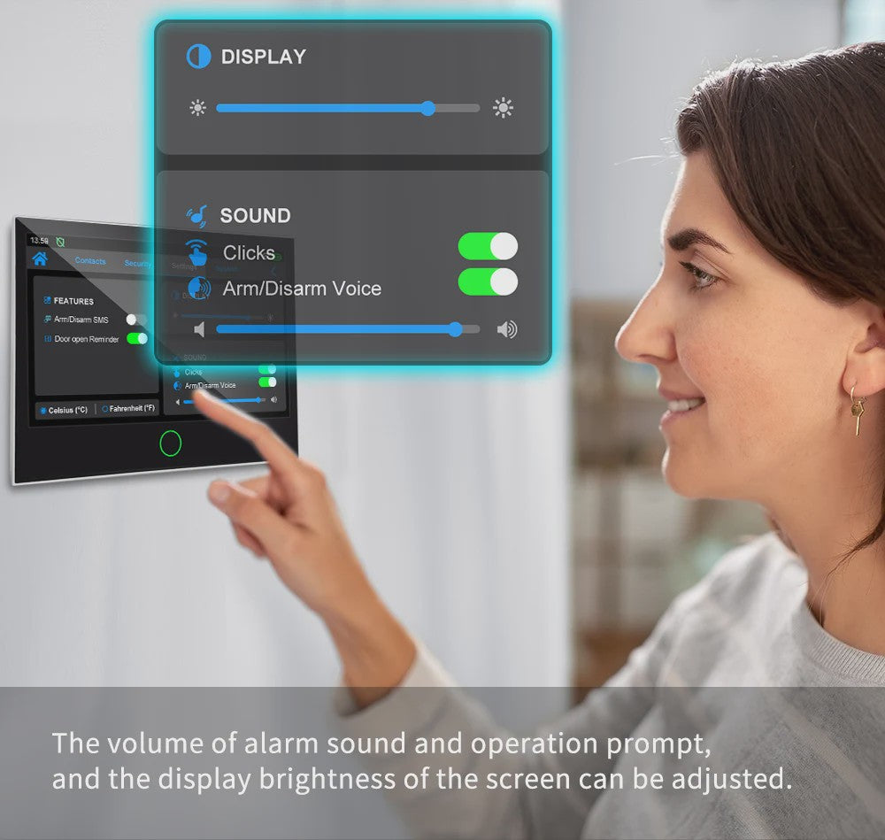 KERUI 4G/WiFi GSM Home Alarm Systeem met 7-inch Touchscreen & Tuya Compatibiliteit