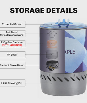 Fire-Maple Mars Radiant Camping Stove: Compact, Windproof & Efficiënt