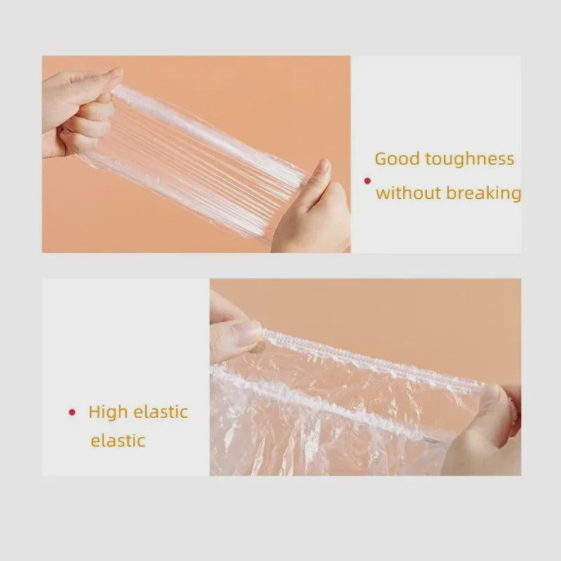 Wegwerp Voedselhoezen - Elastische Plastic Zakjes voor Beker, Kom en Keuken - Vershoud Folie (20-500 stuks)
