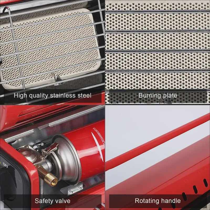 Draagbare Gas Heater - Compacte Terrasverwarmer voor Buiten, Garage & Werkplaats