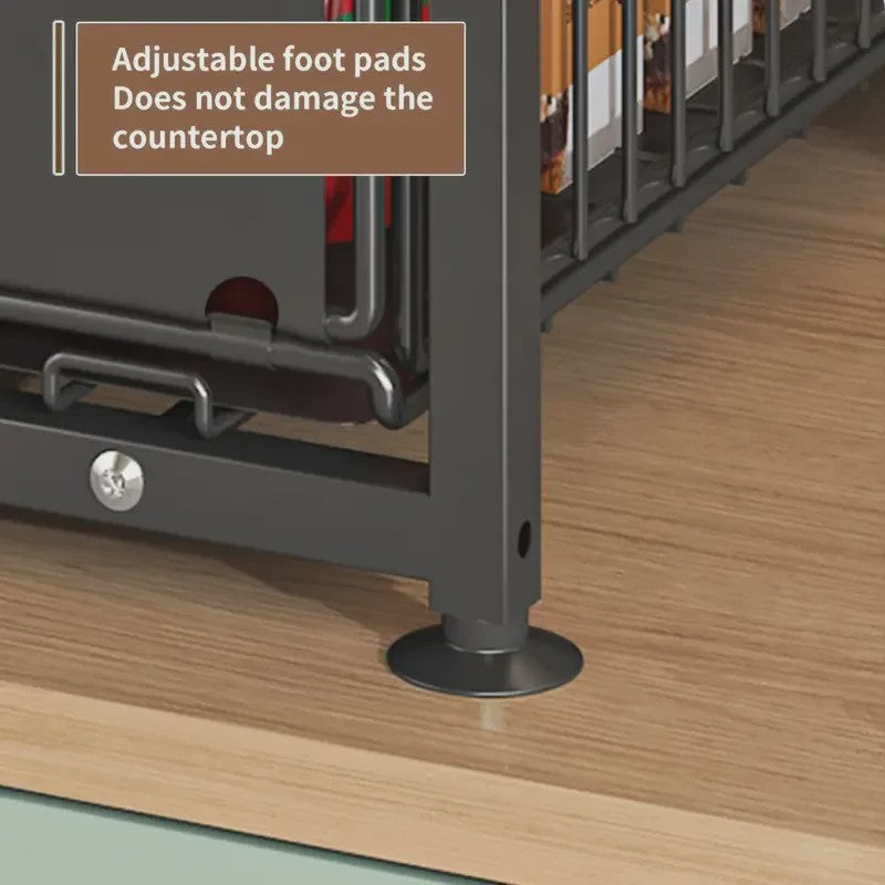 2-Laags Uittrekbare Kast Organizer - Verstelbare Keuken Opbergmand Onder Spoelbak